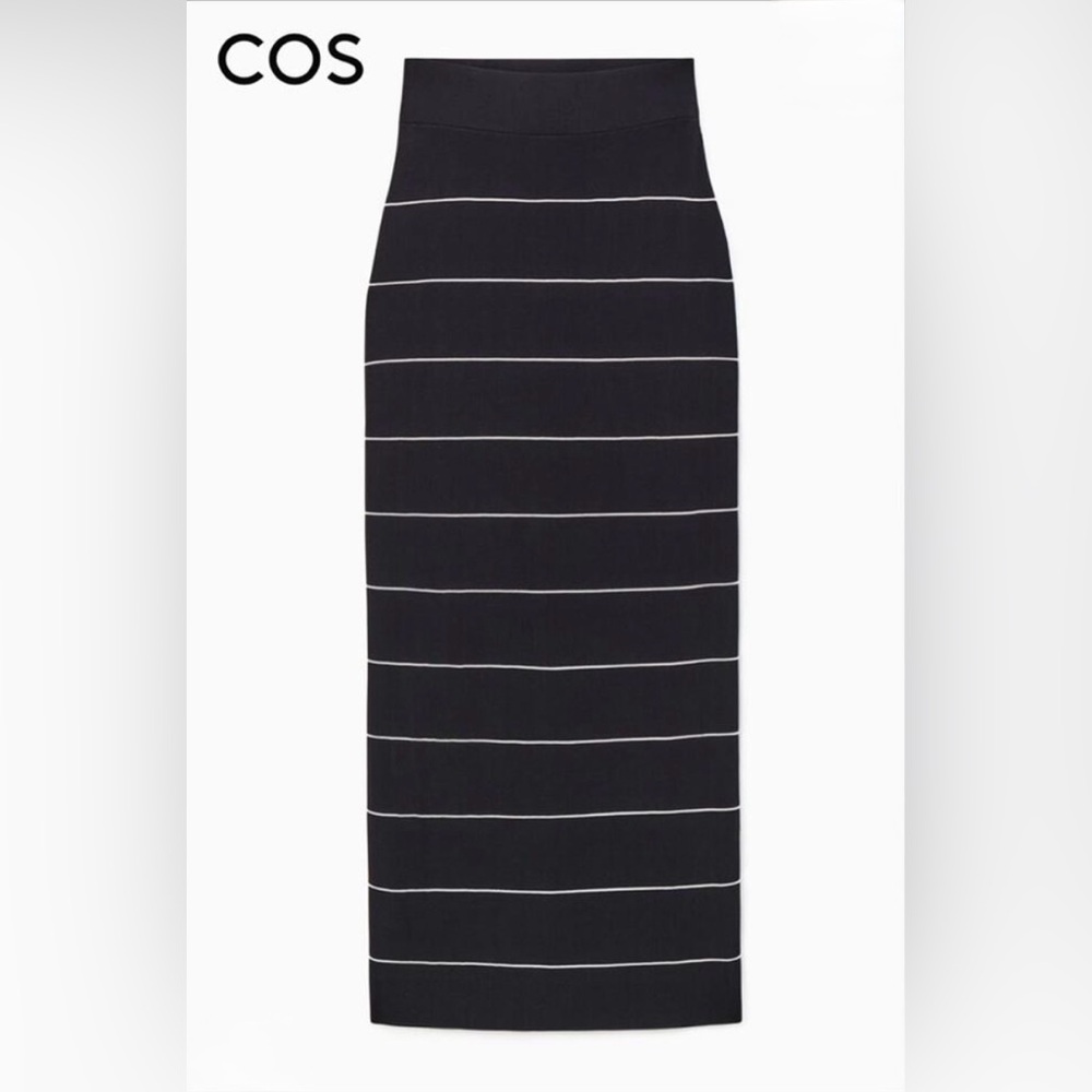COS Knitted Striped Maxi Skirt NWT!